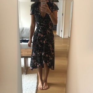 Miss Selfridge Wrap Midi Dress